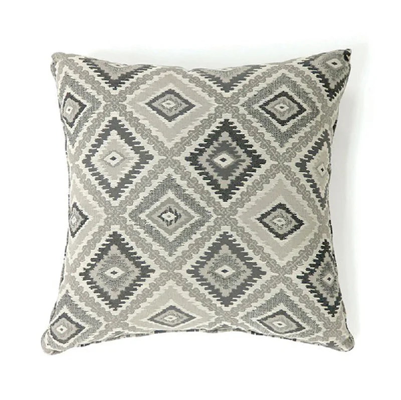 Benzara Deamund Contemporary Pillow, Gray, Set of 2, Large