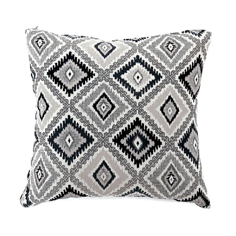 Benzara Deamund Contemporary Pillow, Set of 2, Large, Black