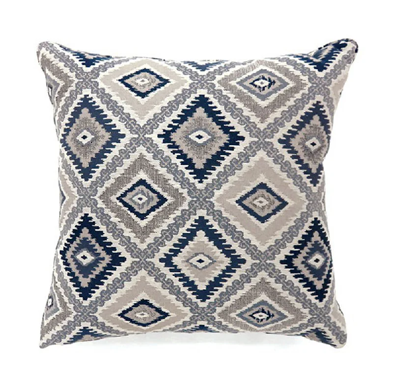 Benzara Deamund Contemporary Pillow, Set of 2, Large, Blue