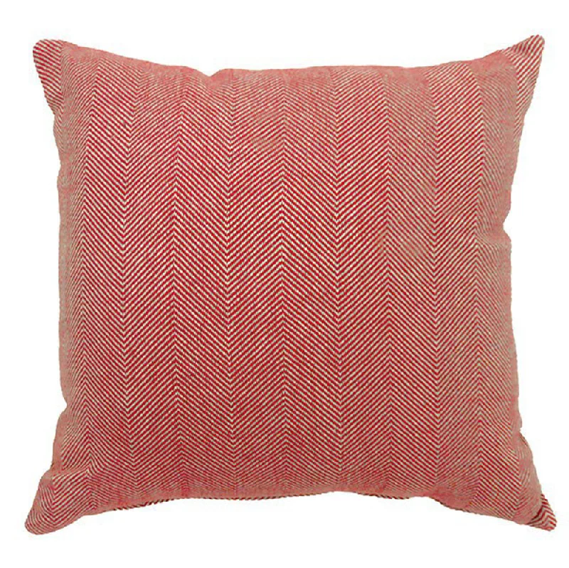 Benzara JILL Contemporary Small Pillow, Red Finish, Set of 2