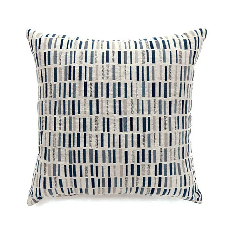 Benzara Pianno Contemporary Pillow, Set of 2, Large , Blue