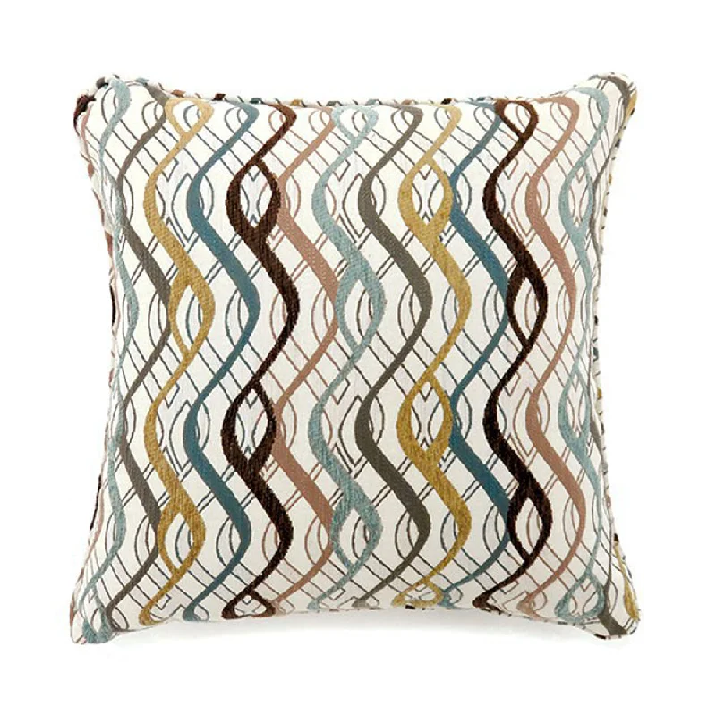 Benzara Sine Contemporary Pillow, Multicolor, Set of 2, Large