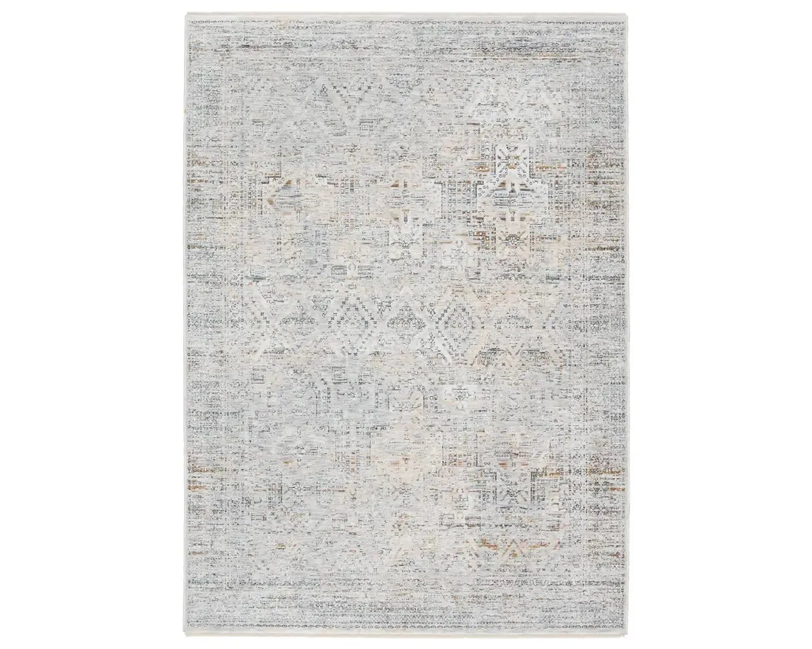 Branham BRA02 White/Ivory Rug