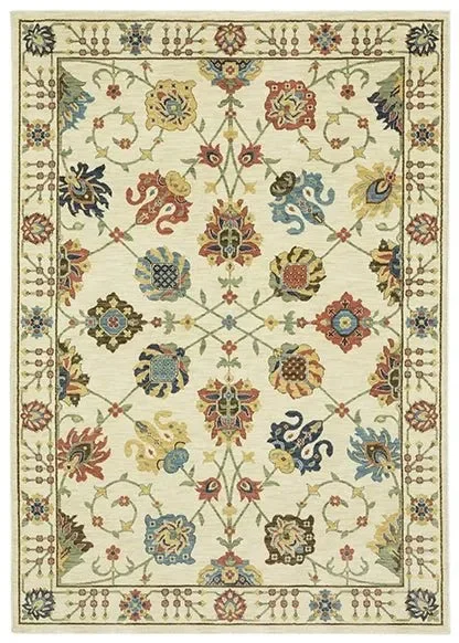 Francesca FR01G Ivory Rug