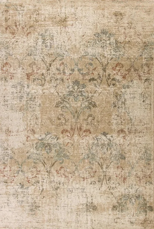 Heritage 9351 Champagne Damask Rug