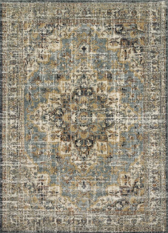 James by Magnolia Home JAE-04 Sky/Multi Rug