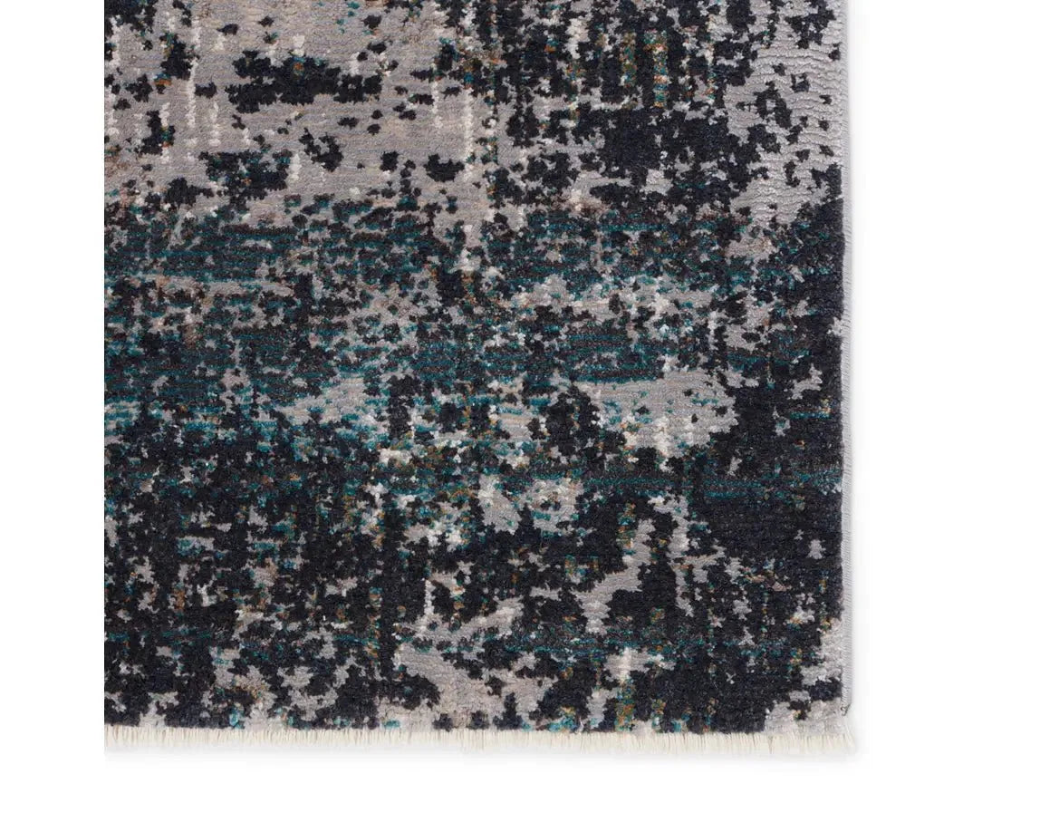 Myriad MYD21 Grey/Teal Blue Rug