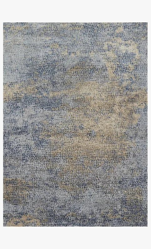 Patina PJ 05 Ocean / Gold Rug