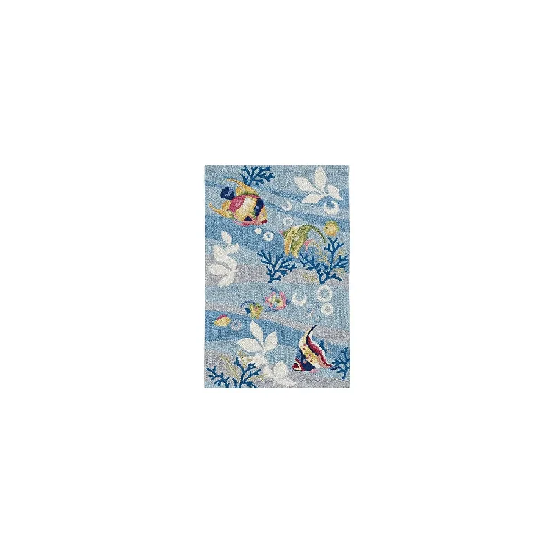 Sonesta 2011 Tropical Fish Blue Rug