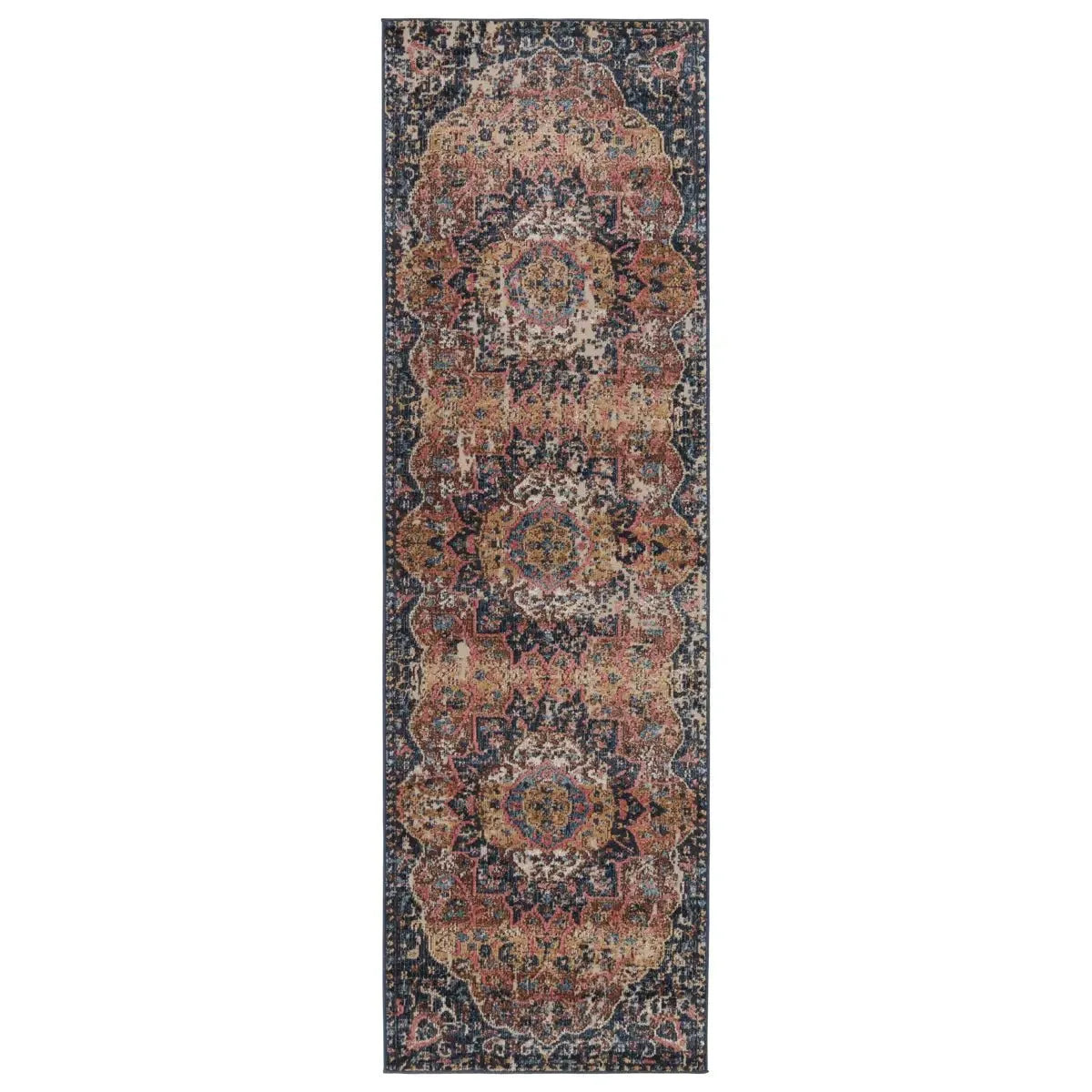 Swoon SWO15 Blue/Rust Rug