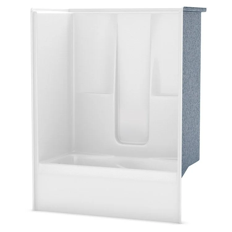 Tub and Shower Module 60 x 33 x 77 Inch AcrylX Left Hand White 1 Pieces