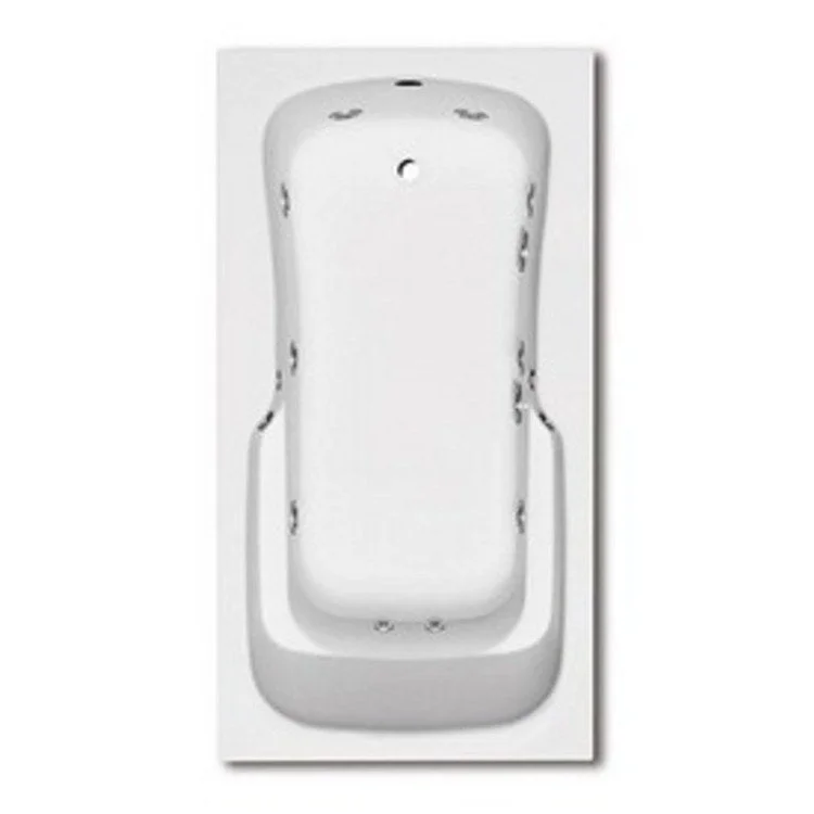 Tub 60 x 32 x 21-1/2 Inch Drop-In End Drain White AcrylX