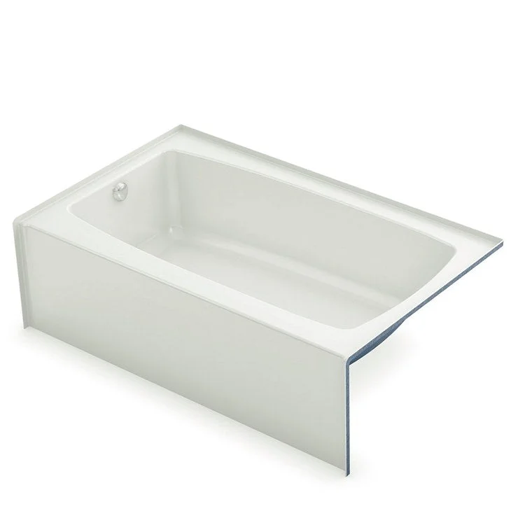 Tub 60 x 30-1/2 x 16 Inch Left Drain Biscuit AcrylX