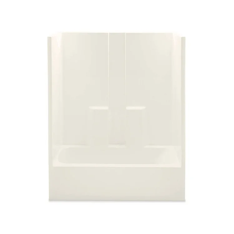 Tub and Shower Module 60 x 30 x 72 Inch Biscuit