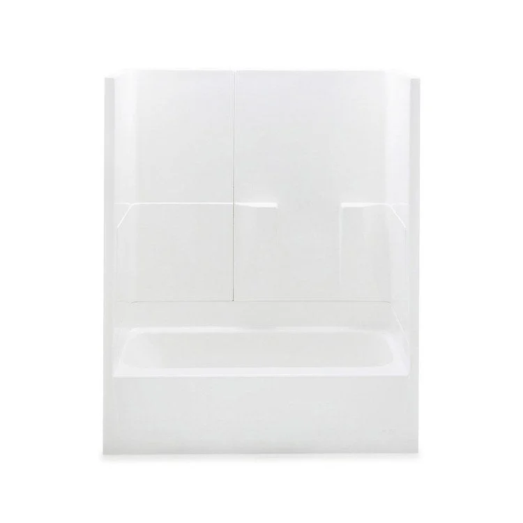 Tub 60 x 30 x 72 Inch Module 3 Piece A2 Right Hand Drain White