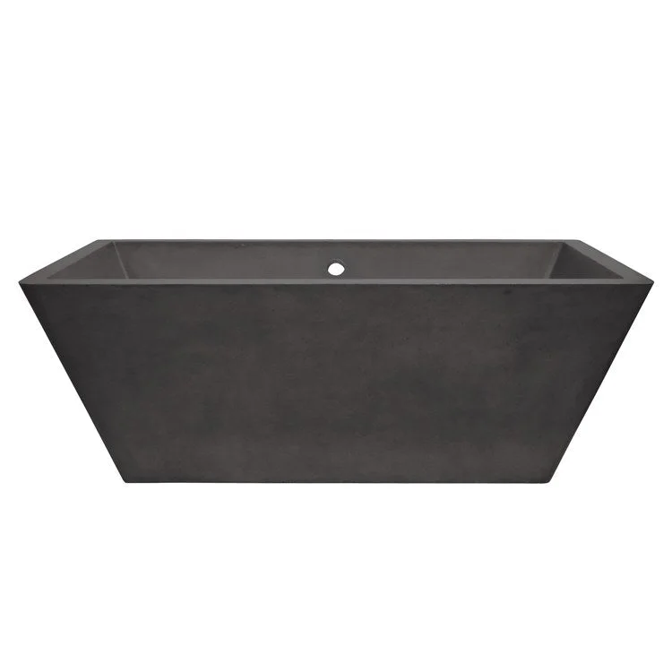 Mendocino 66" x 34" x 23" Freestanding Bathtub in Slate