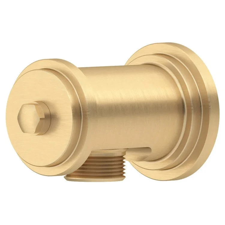 Handshower Elbow Outlet 90 Degree Brass Satin English Gold 1/2IN FNPT x 1/2IN Male Outlet