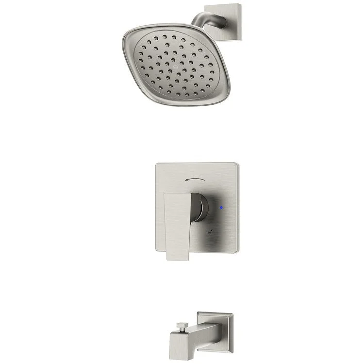 Tub and Shower Trim Verity HydroMersion Less Showerhead 2 Lever Satin Nickel ADA 2.0 Gallons per Minute