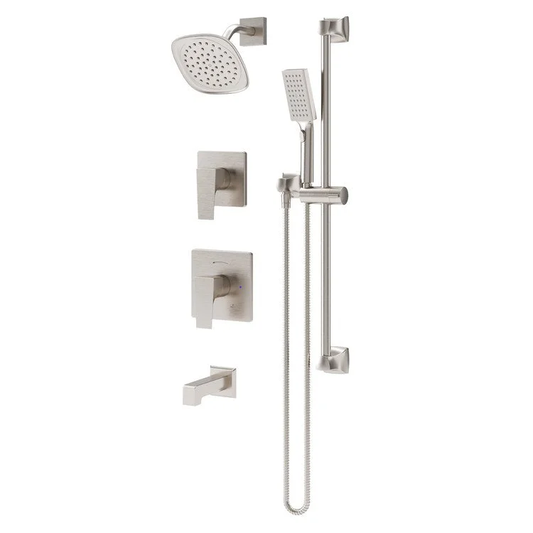 Shower Trim Verity HydroMersion System Satin Nickel ADA 2.0 Gallons per Minute 1 Function 7 Inch