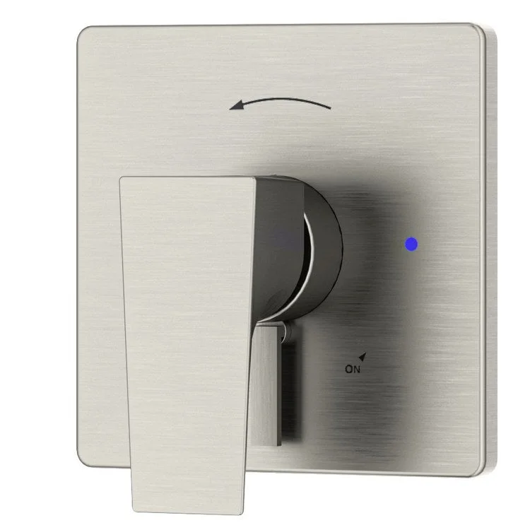 Shower Trim Verity Versaflex Diverter Valve 1 Lever Satin Nickel ADA