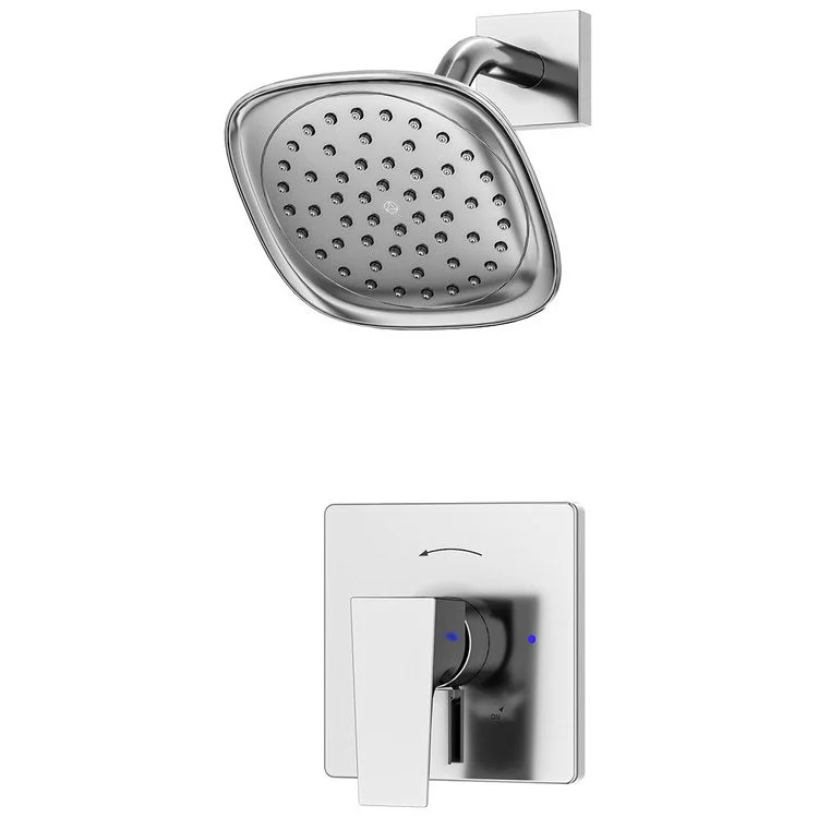 Shower Trim Verity HydroMersion Versaflex Less Showerhead 1 Lever Polished Chrome ADA 2.0 Gallons per Minute