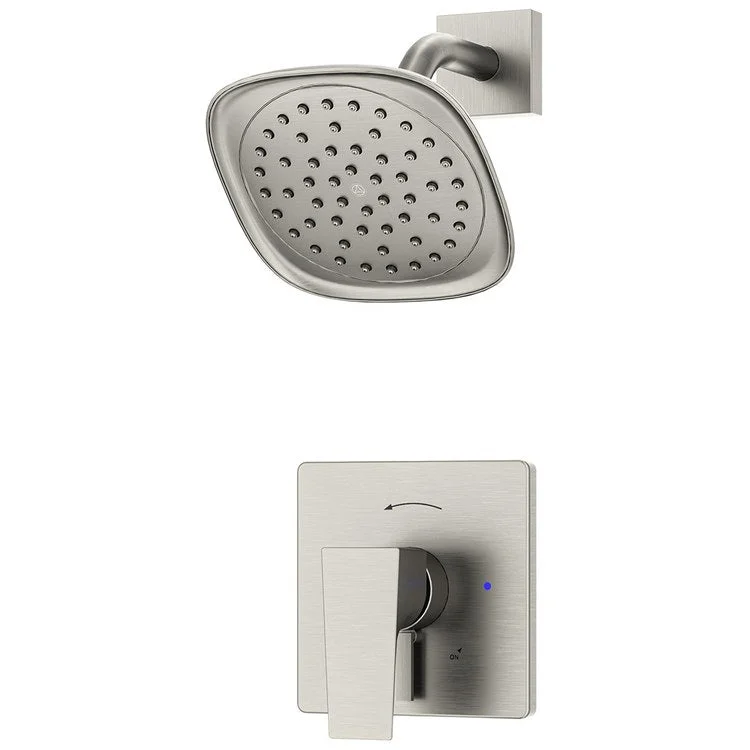 Shower Trim Verity HydroMersion Versaflex Less Showerhead 1 Lever Satin Nickel ADA 2.0 Gallons per Minute