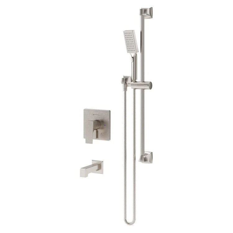 Tub and Shower Trim Verity HydroMersion Versaflex Integral Diverter 1 Lever Satin Nickel ADA 2.0 Gallons per Minute