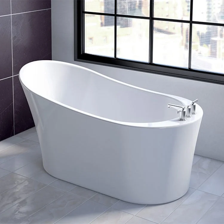 Concerto Petite 59" x 31.5" x 30.75" Freestanding Bathtub