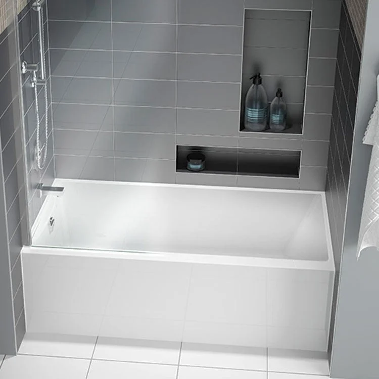 Motif 60" x 30" x 21" Alcove Style Tub with Left-Hand Drain