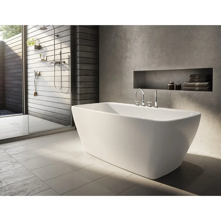 Waltz Petite 59" x 31.5" x 23" Freestanding Bathtub