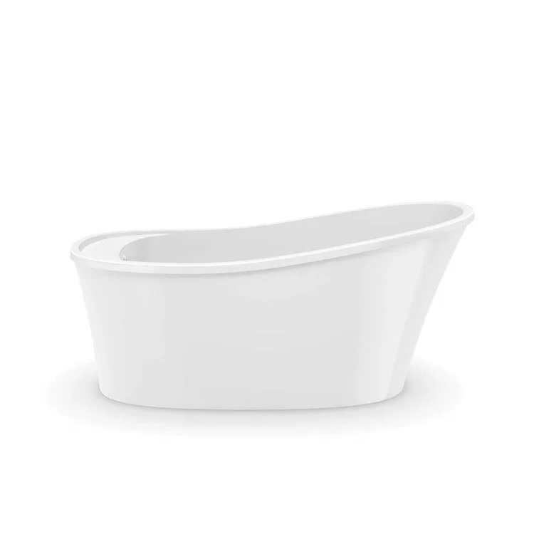 Freestanding Tub Ariosa 60 x 32 Inch End White Oval