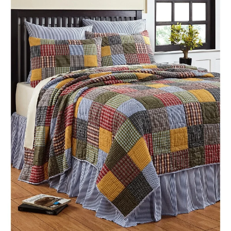 Caftan Twin-size Reversible 2-piece Quilt Set