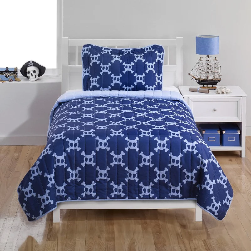 Pirate Twin 2-piece Quilt Set