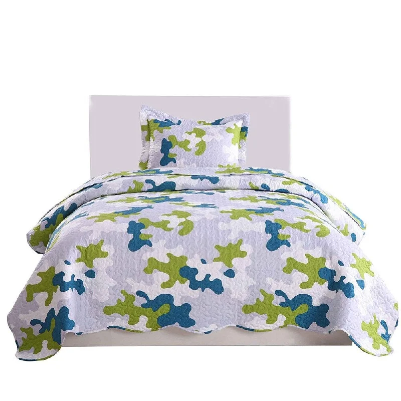 Porch & Den Elligsen Camouflage Kids Quilt Set