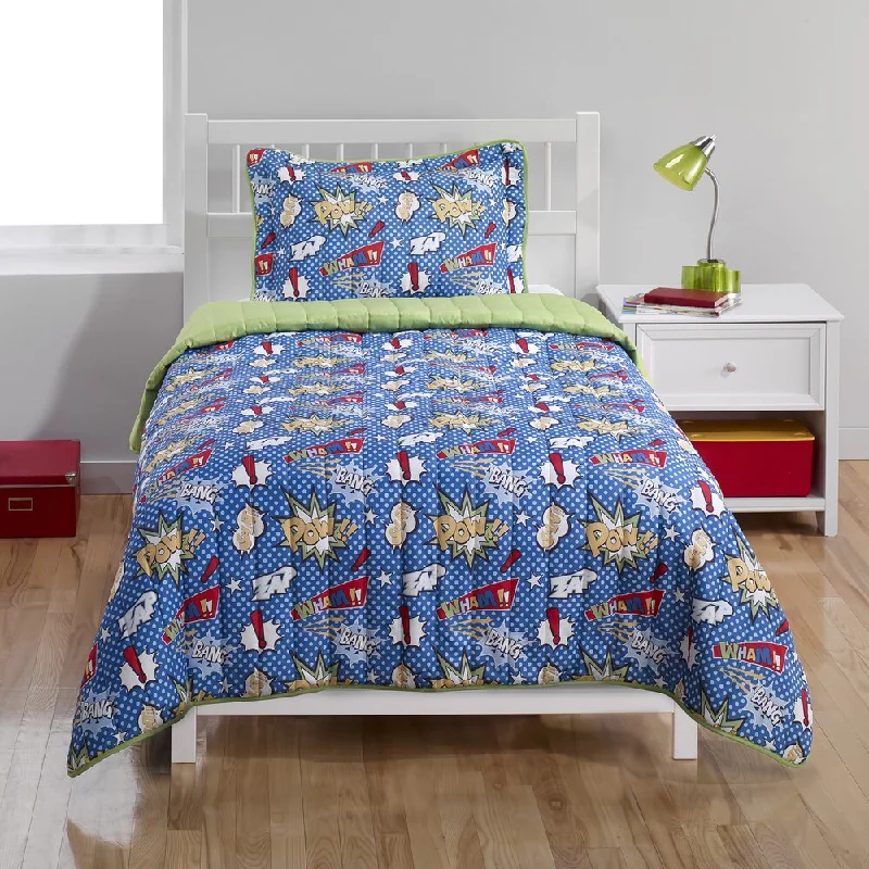 Super Hero 2-piece Quilt Set