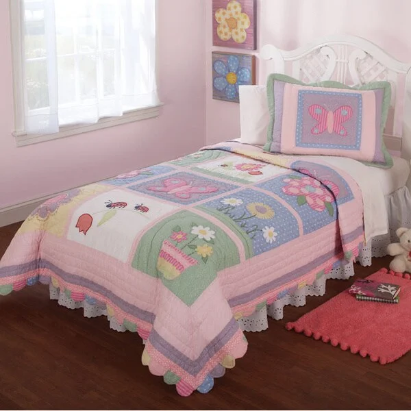 Anna's Daydream Embellished 3-piece Quilt Set