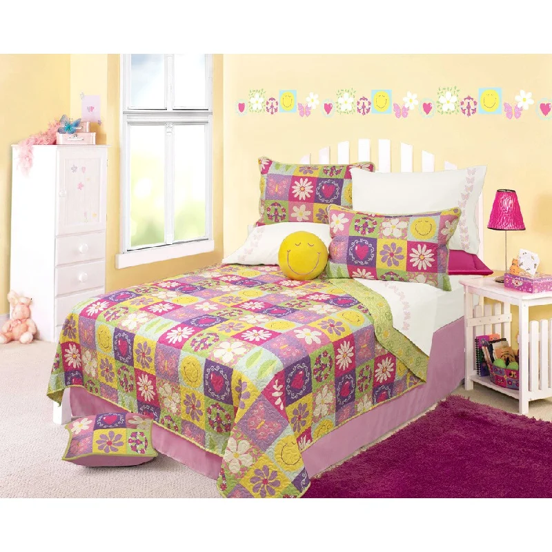 Emylie Printed 3-piece Quilt Set - Multi