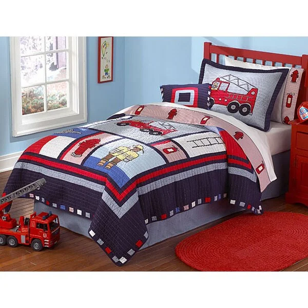 Fireman 3-piece Quilt Set