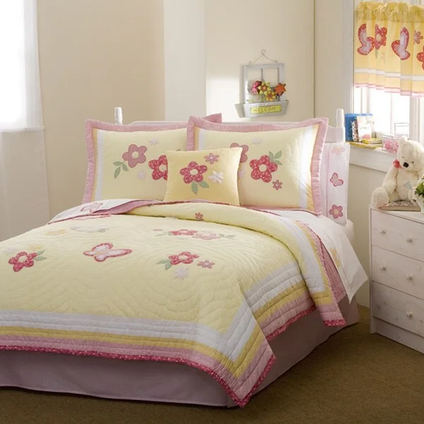 Golden Trail Cotton 3-piece Quilt Set