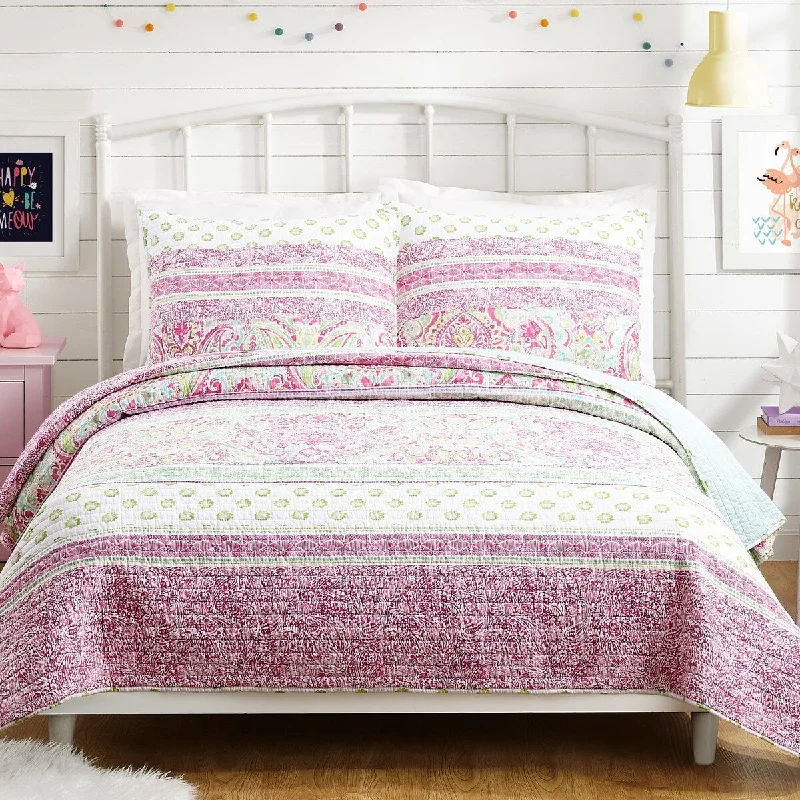 Jessica Simpson Palm Beach Paisley Quilt Set