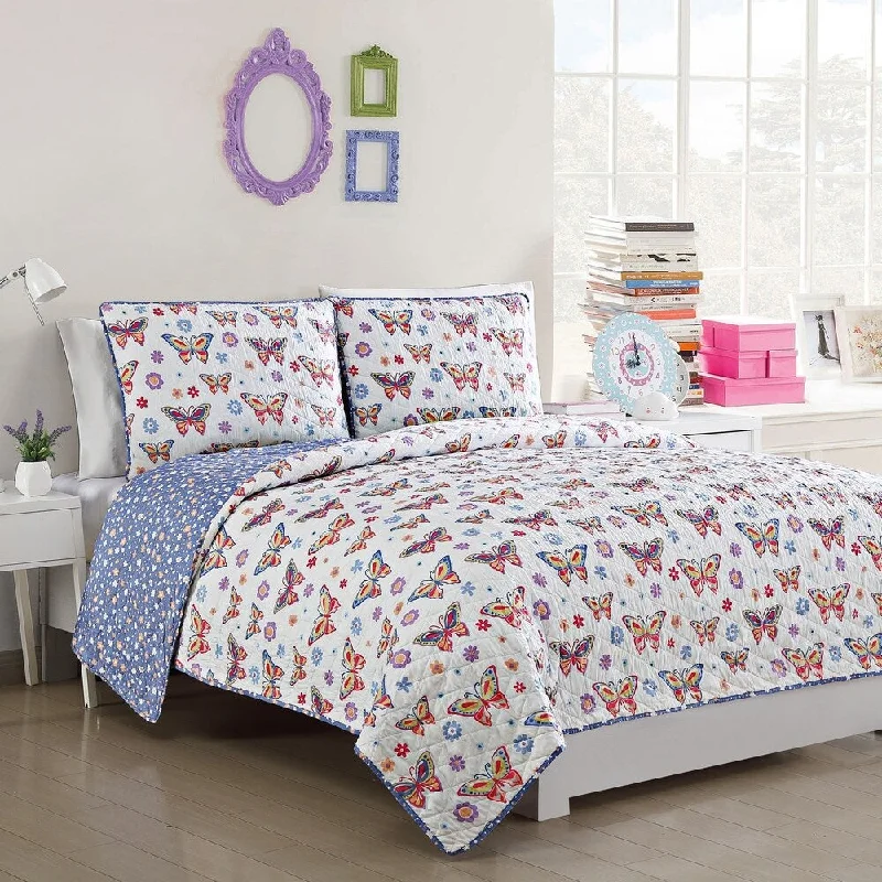 Kids Zone Delila Quilt Set - Multi-color