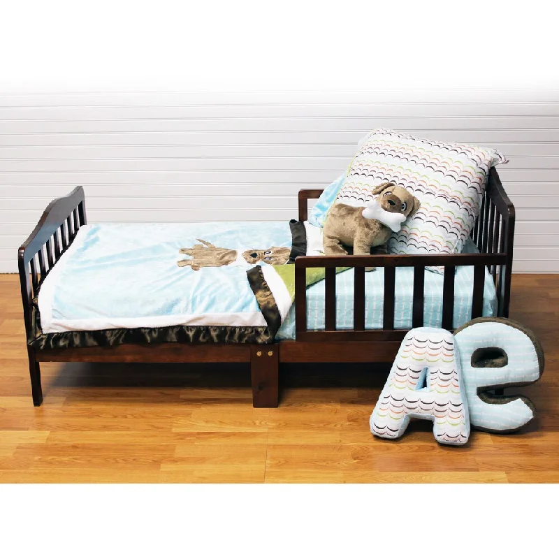 Puppy Pal Boys' Blue 4-piece Quilt Set