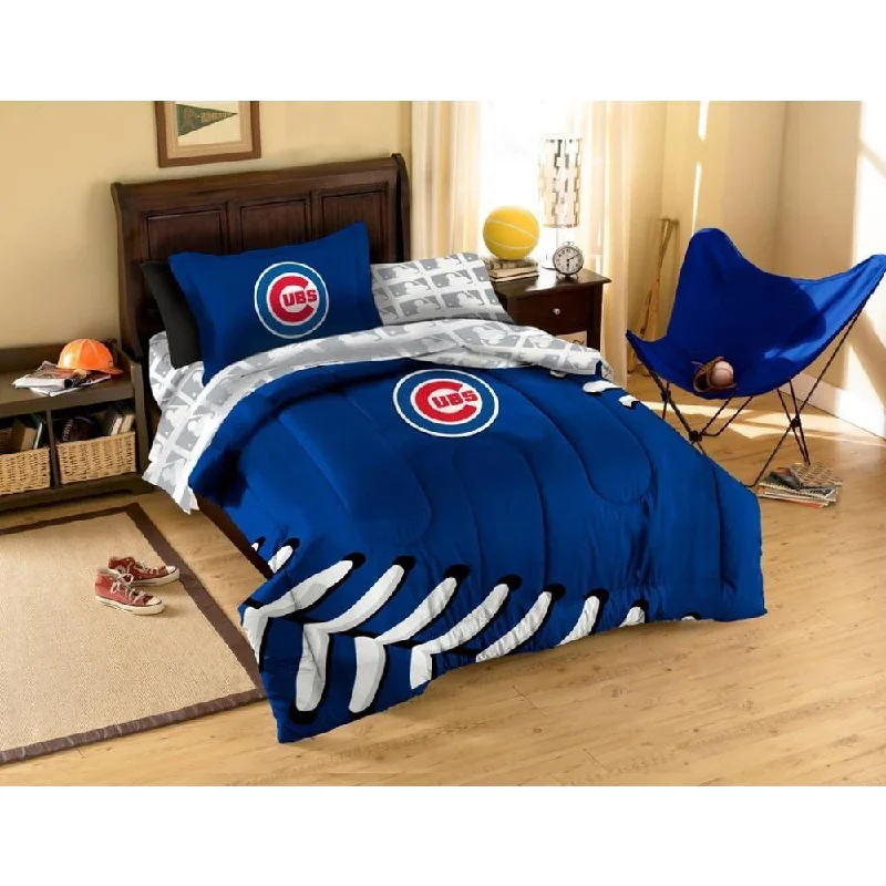 The Northwest Company MLB Chicago Cubs 7-piece Bed in a Bag Set