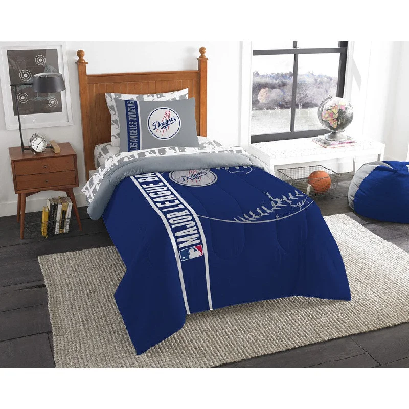 The Northwest Company MLB Los Angeles Dodgers Twin 5-piece Bed in a Bag with Sheet Set