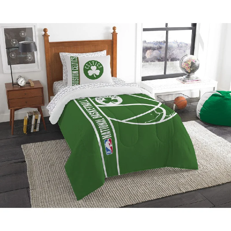 The Northwest Company NBA Boston Celtics Twin 5-piece Bed in a Bag with Sheet Set