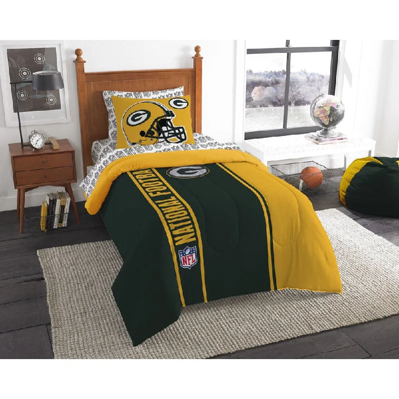 The Northwest Company NFL Green Bay Packers Twin 5-piece Bed in a Bag with Sheet Set