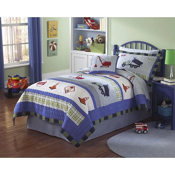 Trucks at Work 3-piece Quilt Set