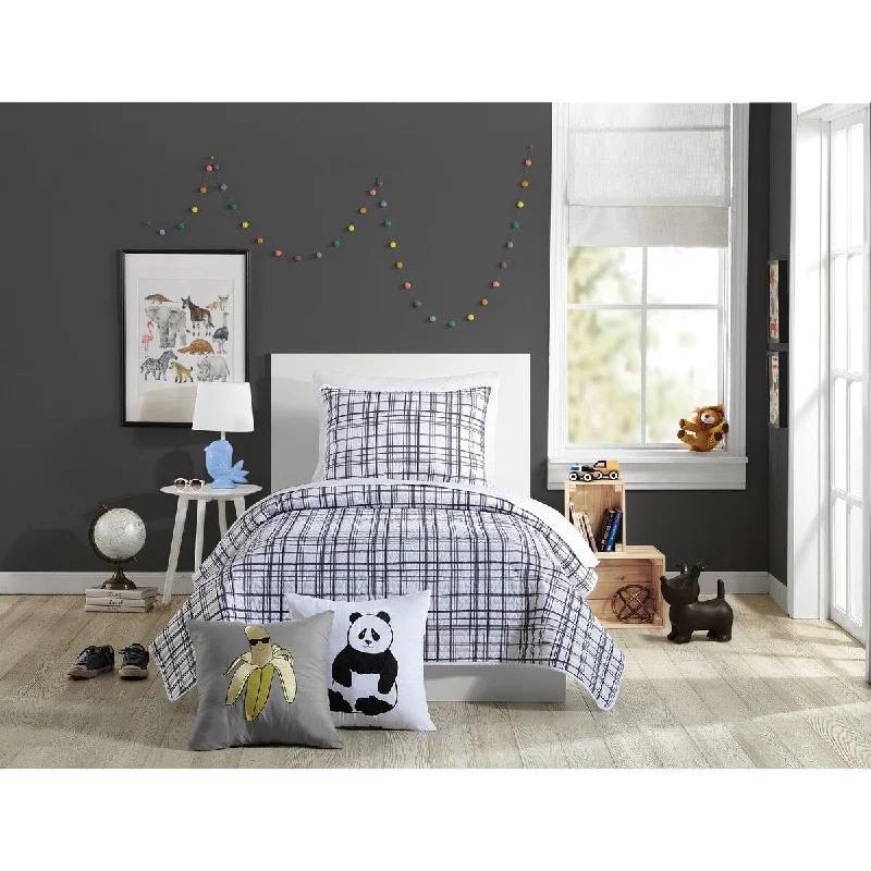 Urban Playground Marquis Charcoal Quilt Set