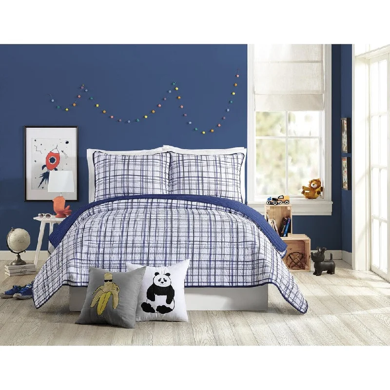 Urban Playground Marquis Navy Quilt Set