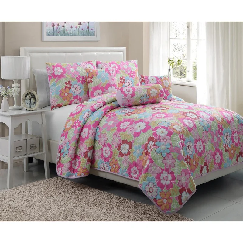 VCNY Cali 5-piece Quilt Set - Multi